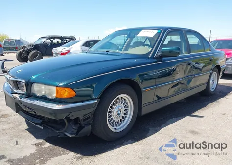 1999 BMW 740Ia из США, поврежденный, VIN WBAGG8335XDN73992